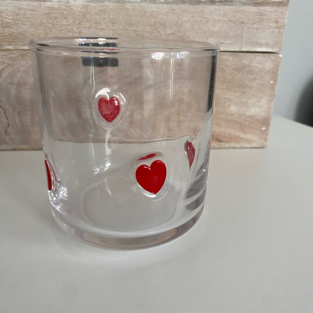 Valentine’s double old fashioned glass